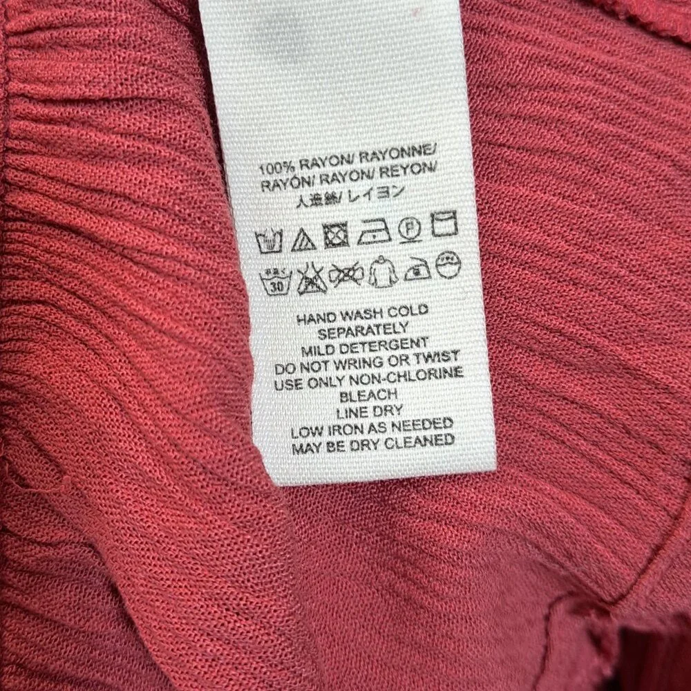 Free People Brick Red Endless Summer Extratropical Maxi Strappy Back Boho XS - Picture 9 of 9